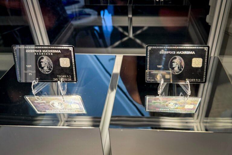 carte american express brillante et moderne