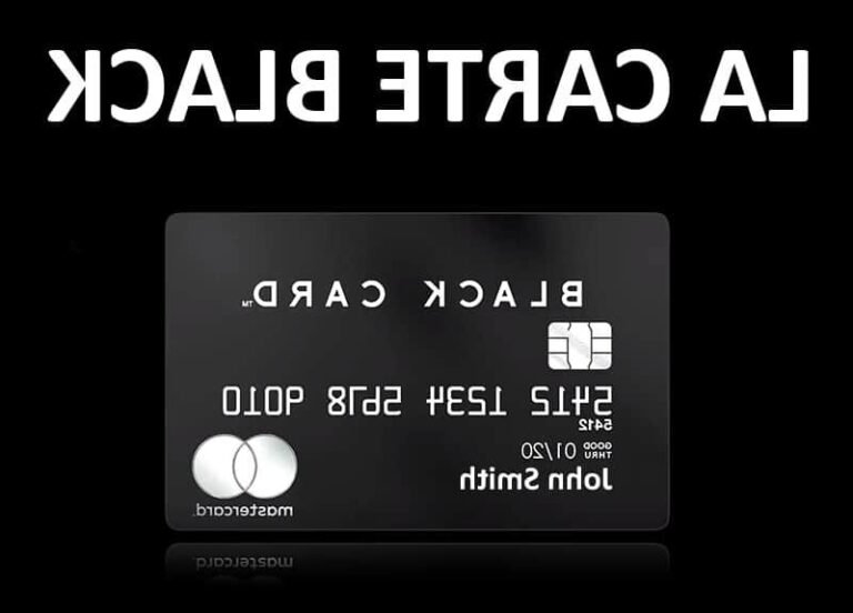 carte de credit visa black elegante et premium