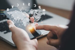 client effectuant virement international banque banque populaire