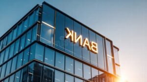 facades de banques ouvertes un samedi lumineux