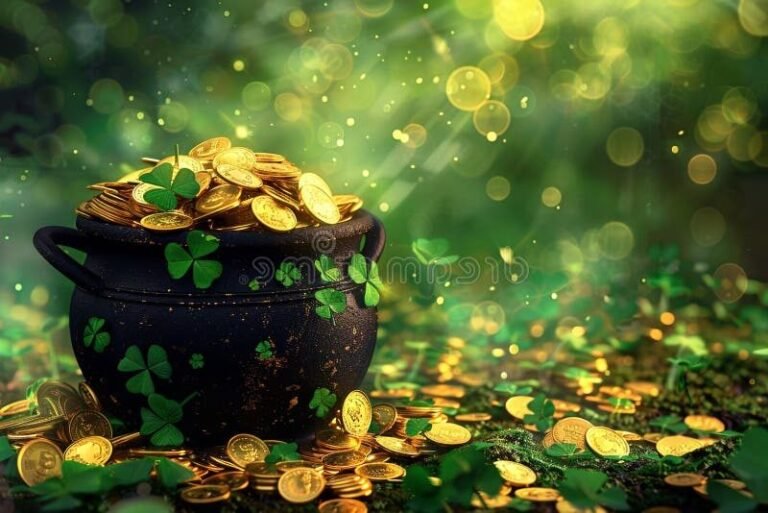 feuille verte stylisee avec pieces de monnaie