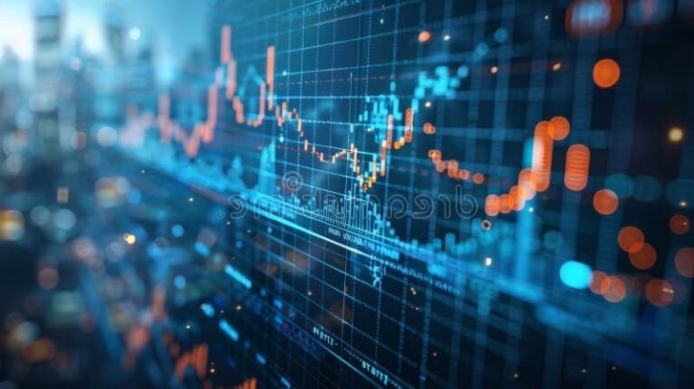 graphiques financiers dynamiques et trading en ligne