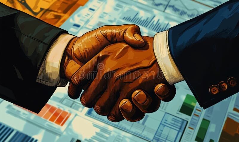 Quel Site Choisir Pour Un Crédit Entre Particuliers Sécurisé 1 handshake symbolisant confiance et securite financiere