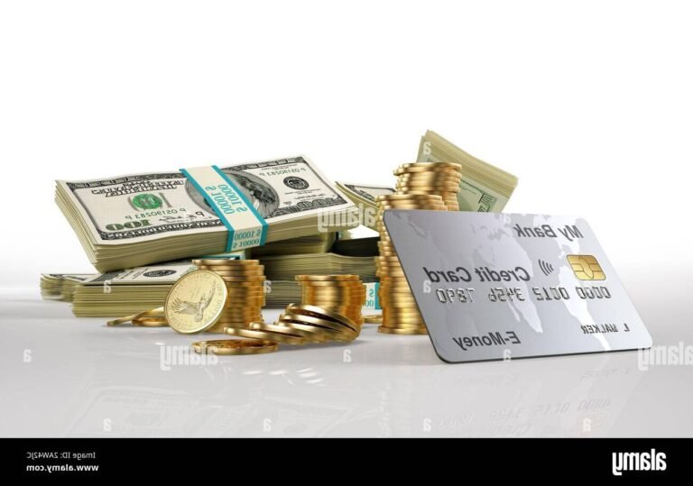 illustration de pieces de monnaie et cartes bancaires