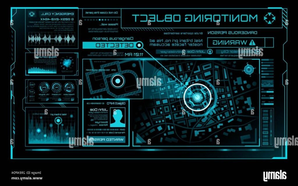 interface utilisateur securisee sur ecran numerique