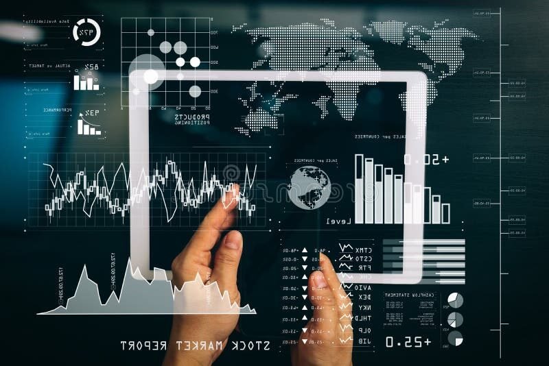investisseur analysant graphiques boursiers en securite