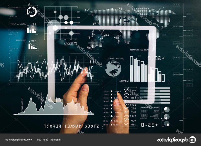 investisseur examinant ecran bourse en securite