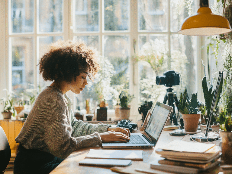 jeune entrepreneur creatif travaillant sans ressources financieres