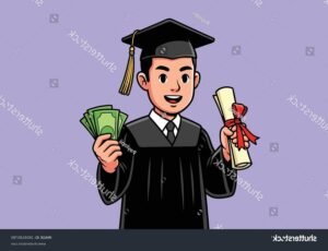 jeunes diplomes celebrant succes financier ensemble