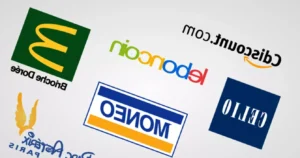 logo stylise de banques francaises celebres