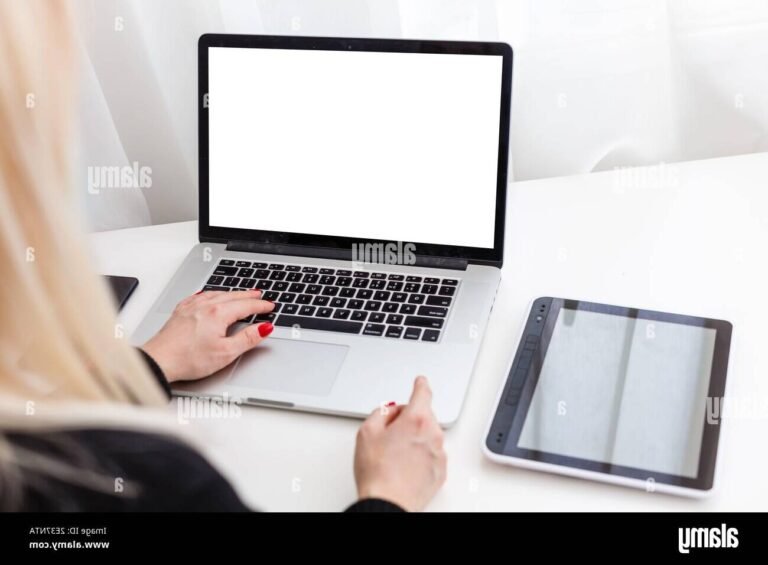 personne au telephone avec ordinateur portable ouvert