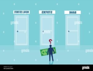 personne reflechissant devant une banque fermee