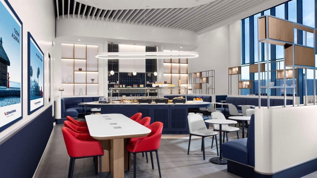 Comment Accéder Au Lounge Air France Et Quels Sont Les Avantages 1 salon lounge air france elegant et confortable
