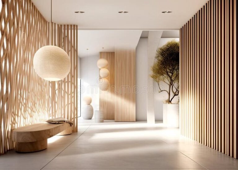 schema minimaliste dun sas dentree moderne