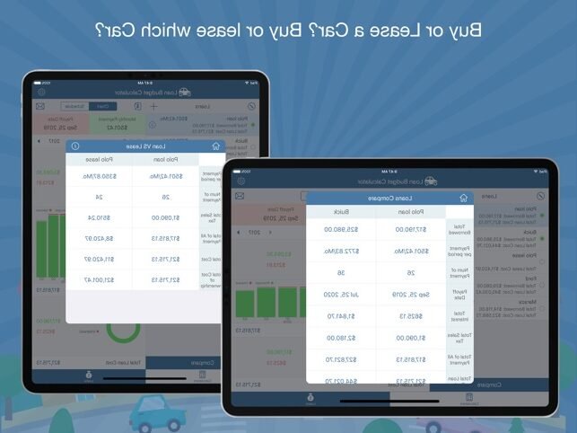 simulation de pret auto sur ecran dordinateur