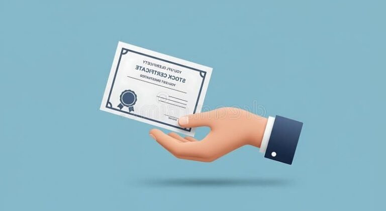 Qu'est-ce qu'un certificat du dépositaire des fonds et à quoi sert-il 28 une main tenant un certificat financier officiel